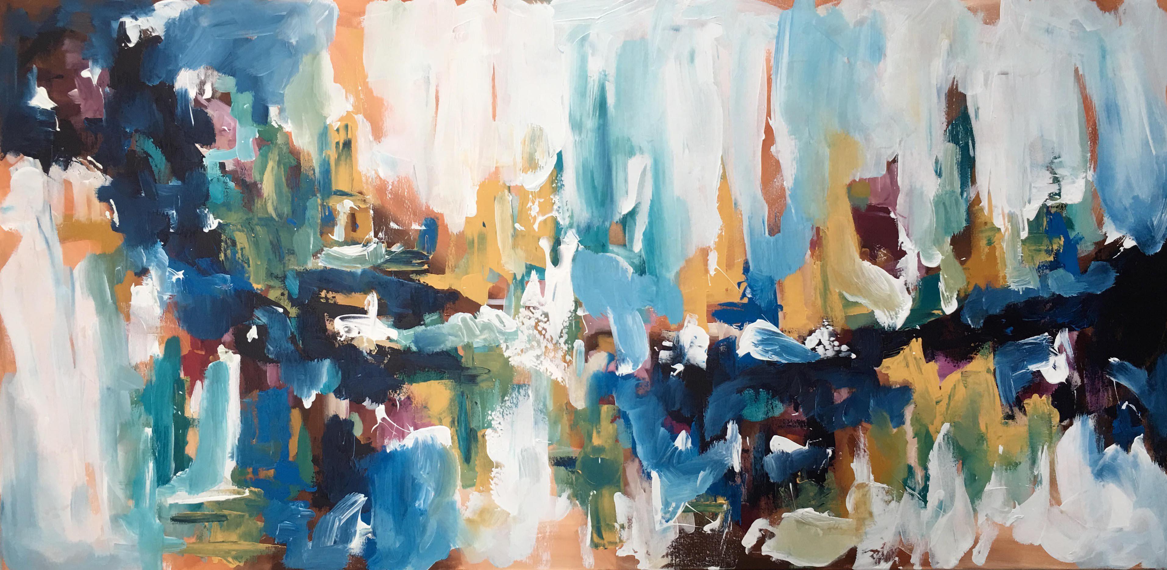 Patience - 150x76 cm - Original Painting-OmarObaid.com