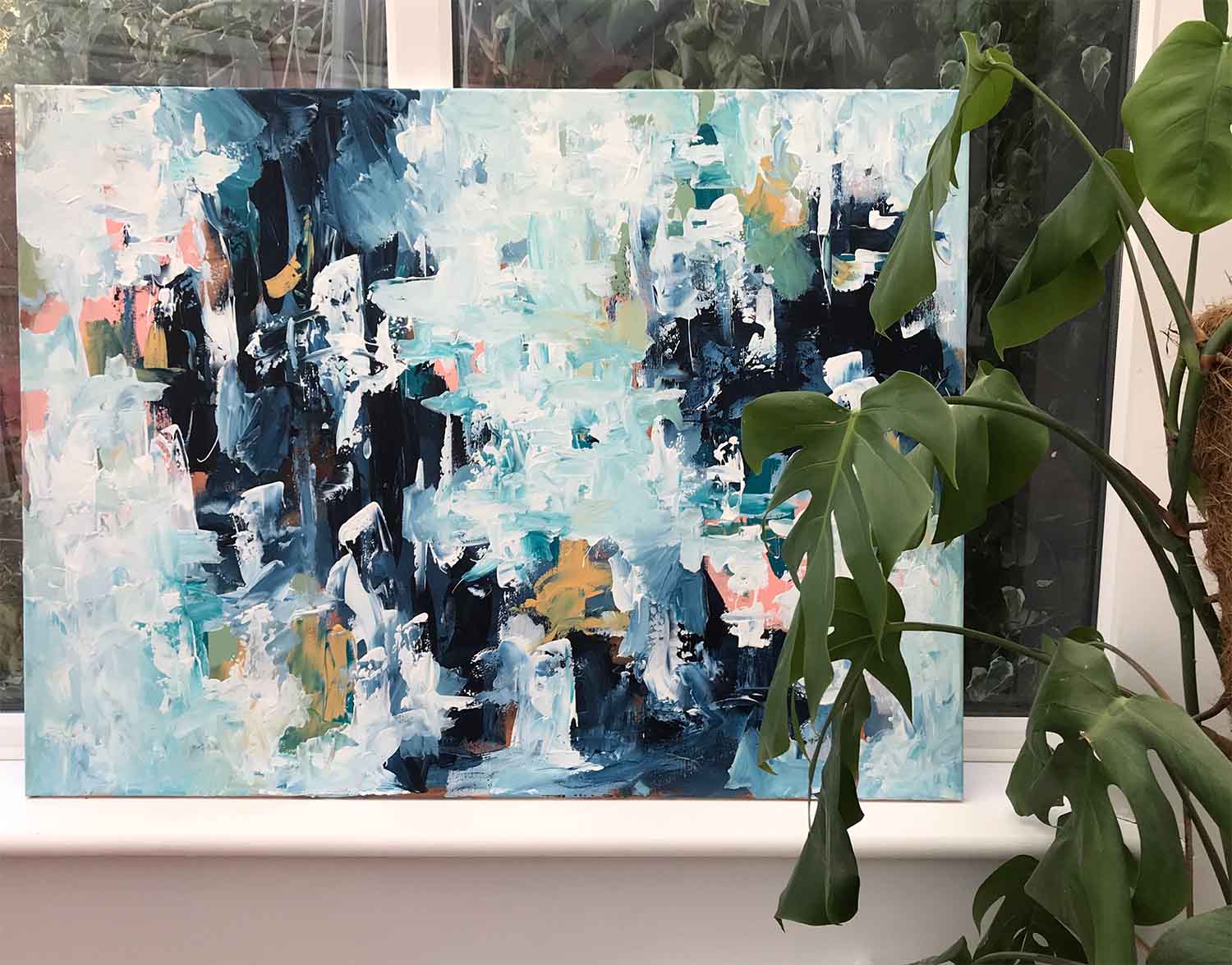 Rain Dance - 102x76 cm - Original Painting