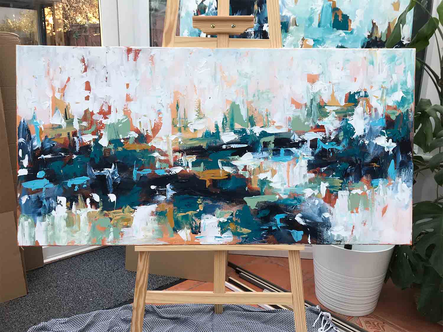 Just Passing By - 122x61 cm - Original Painting