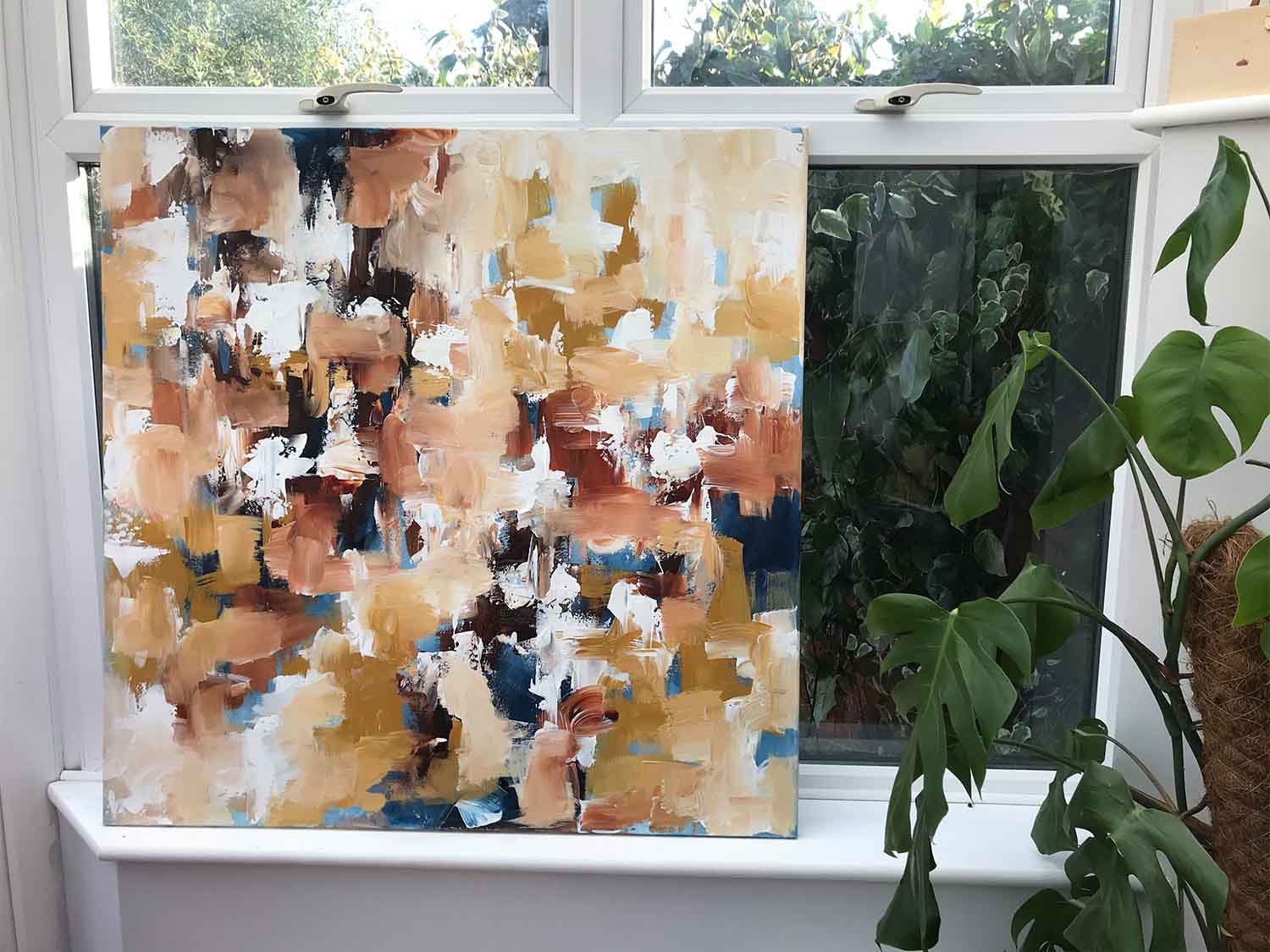 Sunset - 102x102 cm - Original Painting