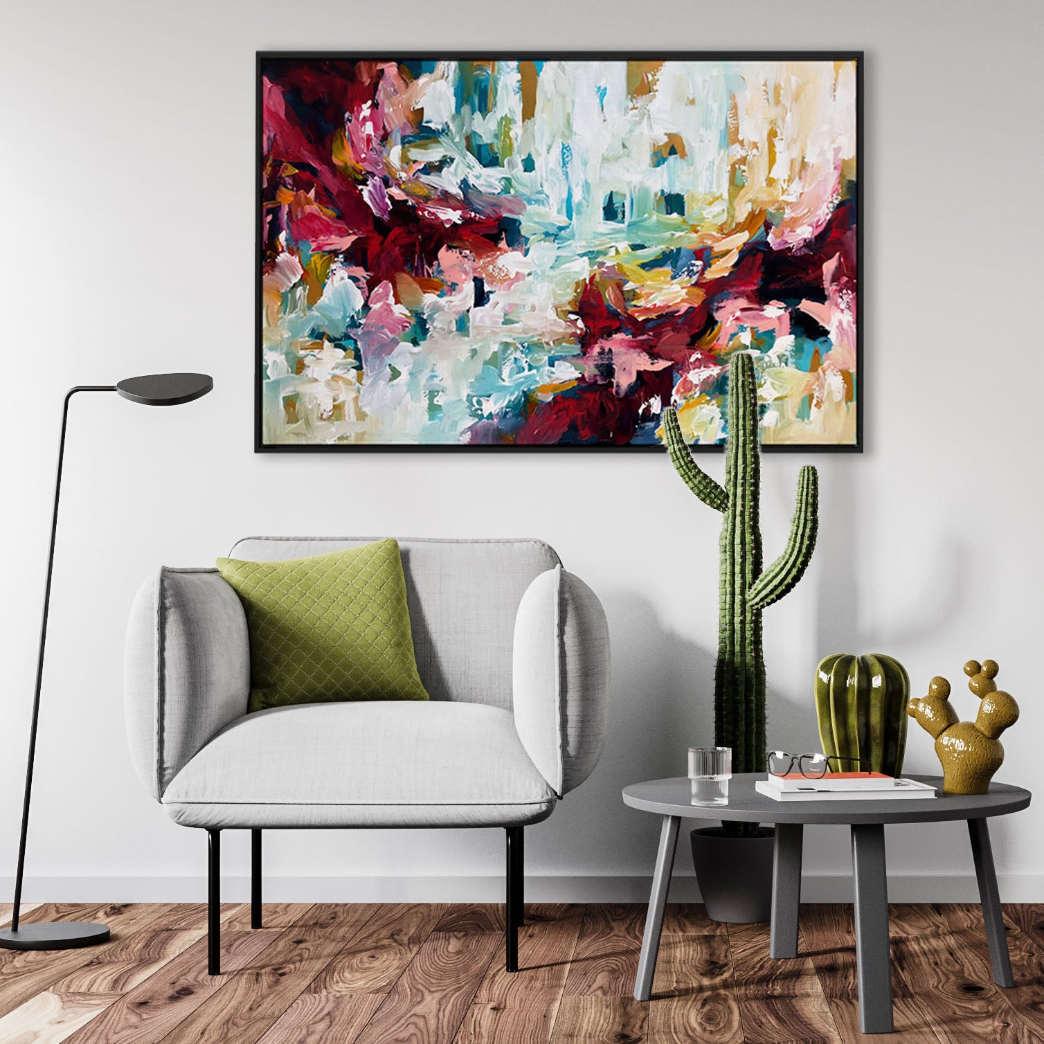 Inferno 4 - 117x76 cm - Original Painting