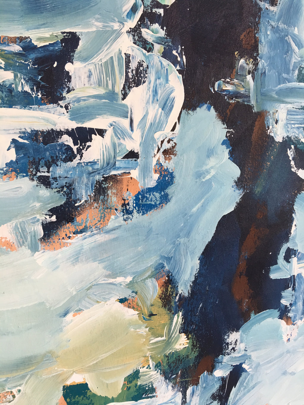 Residual - 150x90 cm - Original Painting-OmarObaid.com