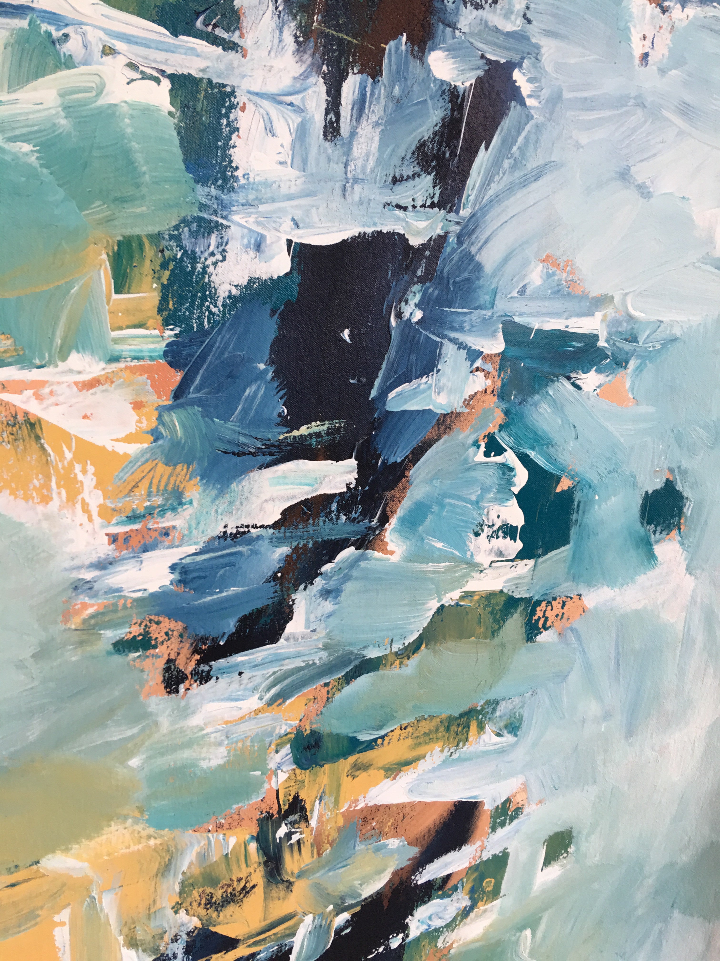 Residual - 150x90 cm - Original Painting-OmarObaid.com