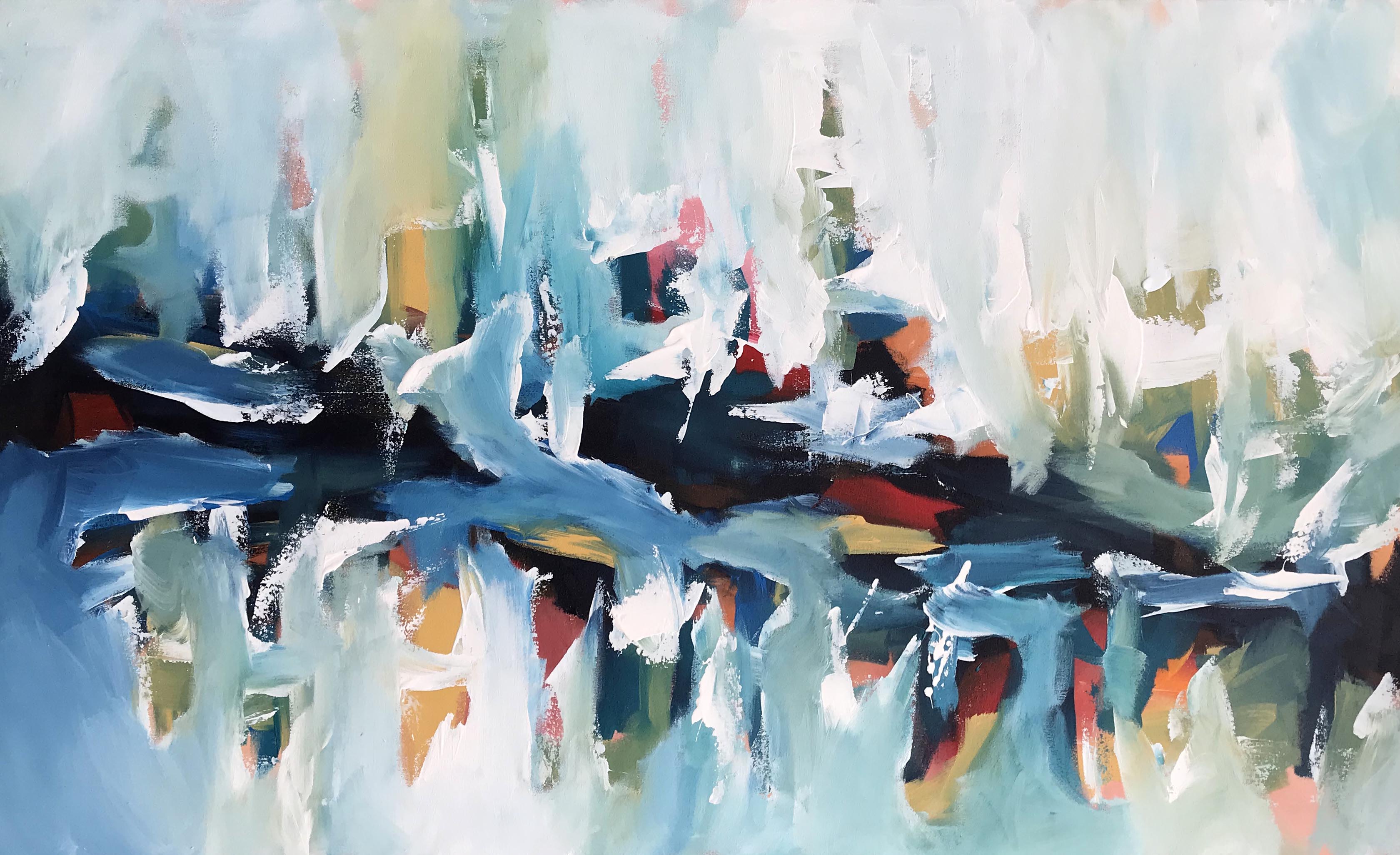 Shadow Of The Sun - 152x90 cm - Original Painting-OmarObaid.com
