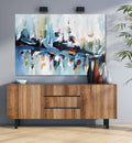 Shadow Of The Sun - 152x90 cm - Original Painting-OmarObaid.com