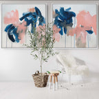 Shards Of Light - 204x102 cm - Diptych Original Paintings