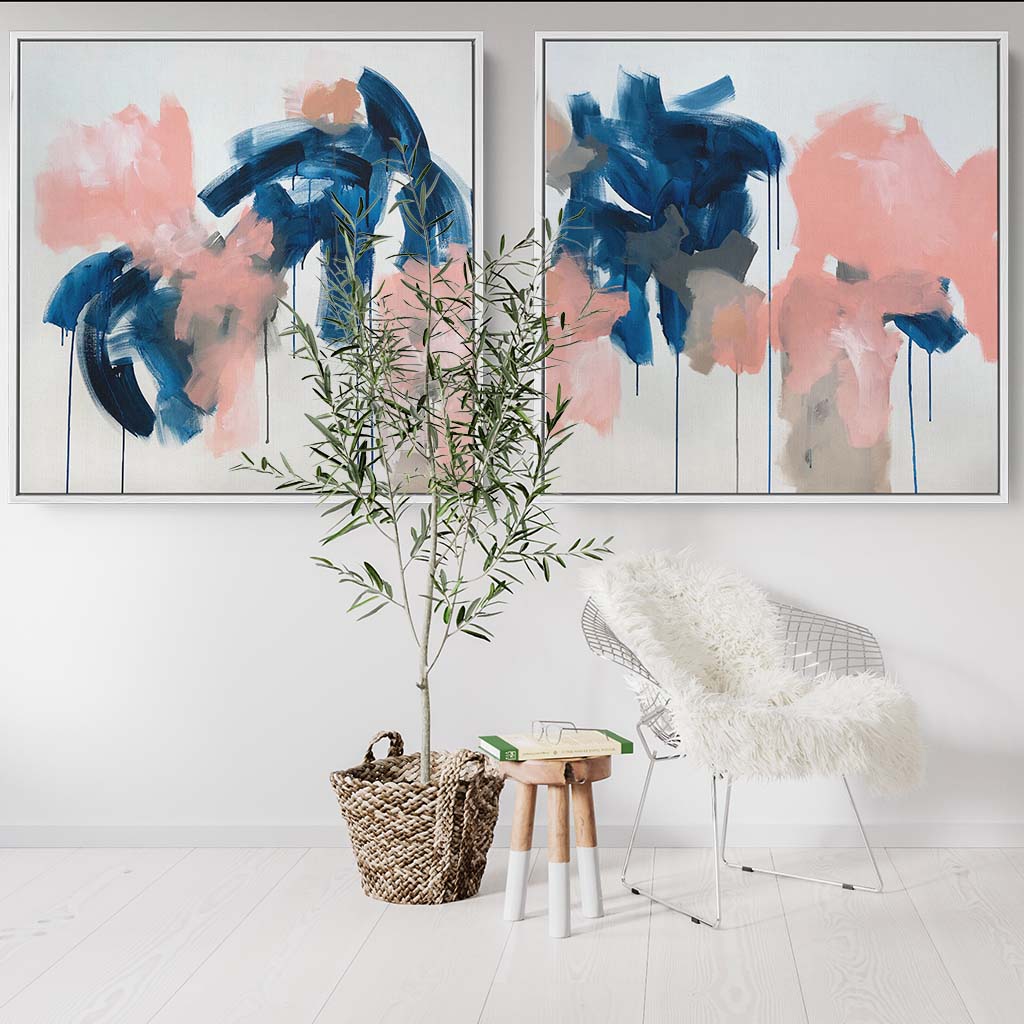 Shards Of Light - 204x102 cm - Diptych Original Paintings
