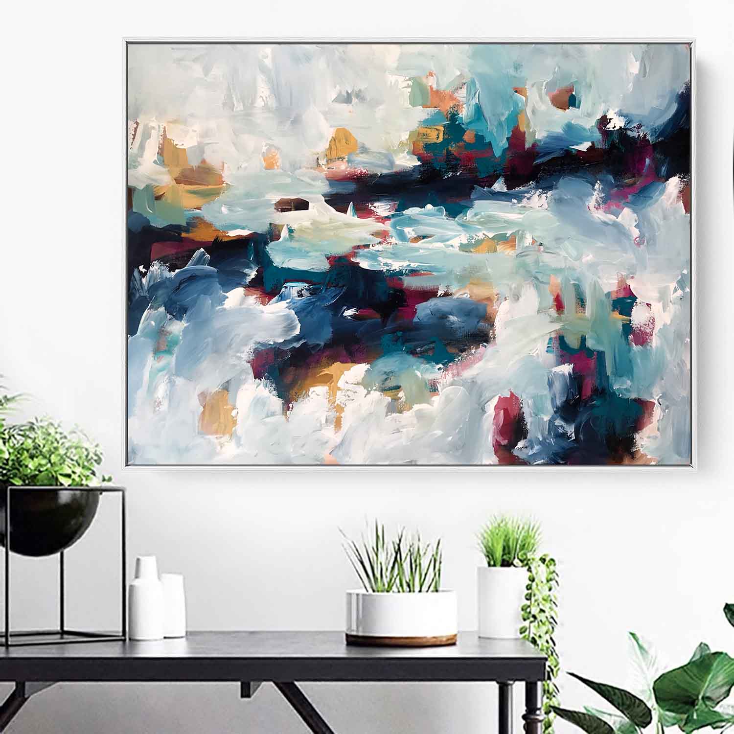 A Silent Poet 4 - 102x76 cm - Original Painting
