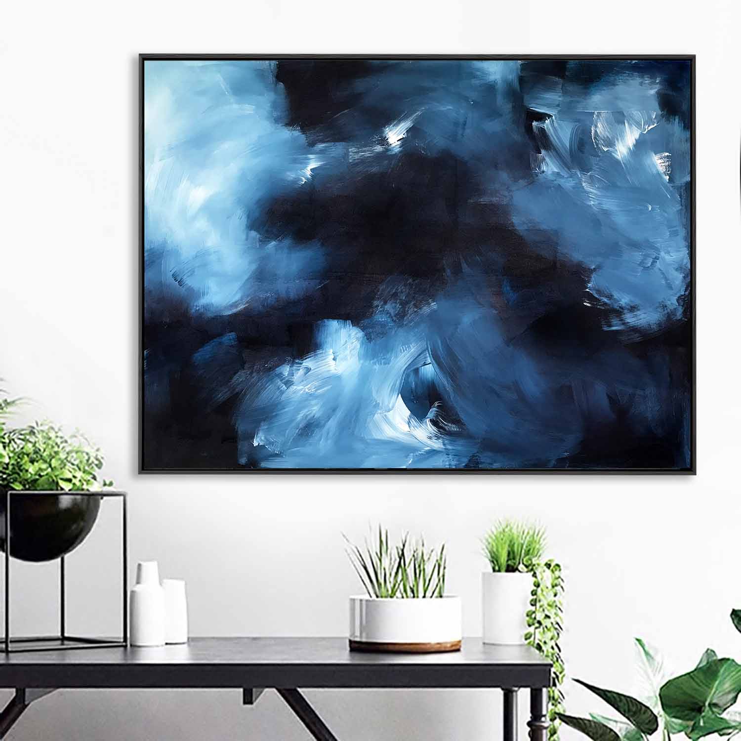 Midnight Waves - 102x76 cm - Original Painting