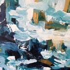 Silent River 2- 152x76 cm - Original Painting