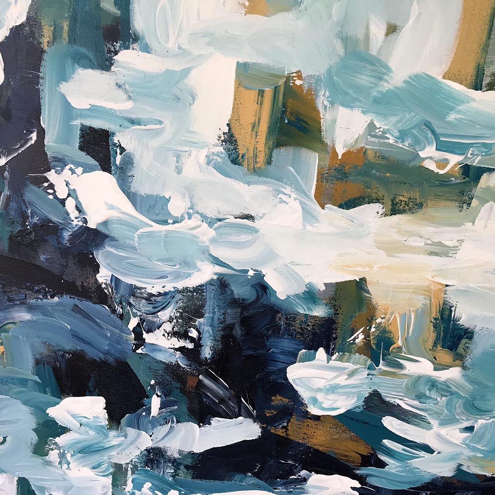 Silent River 2- 152x76 cm - Original Painting
