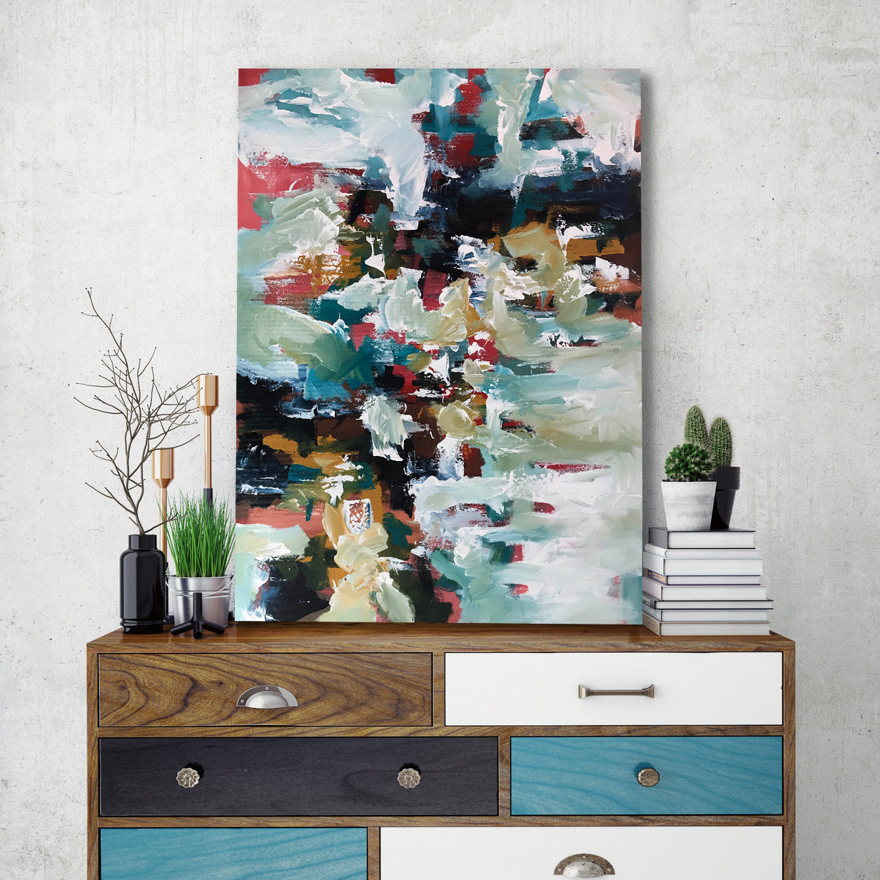 Singularity - 102 x 76 cm - Original Painting-OmarObaid.com
