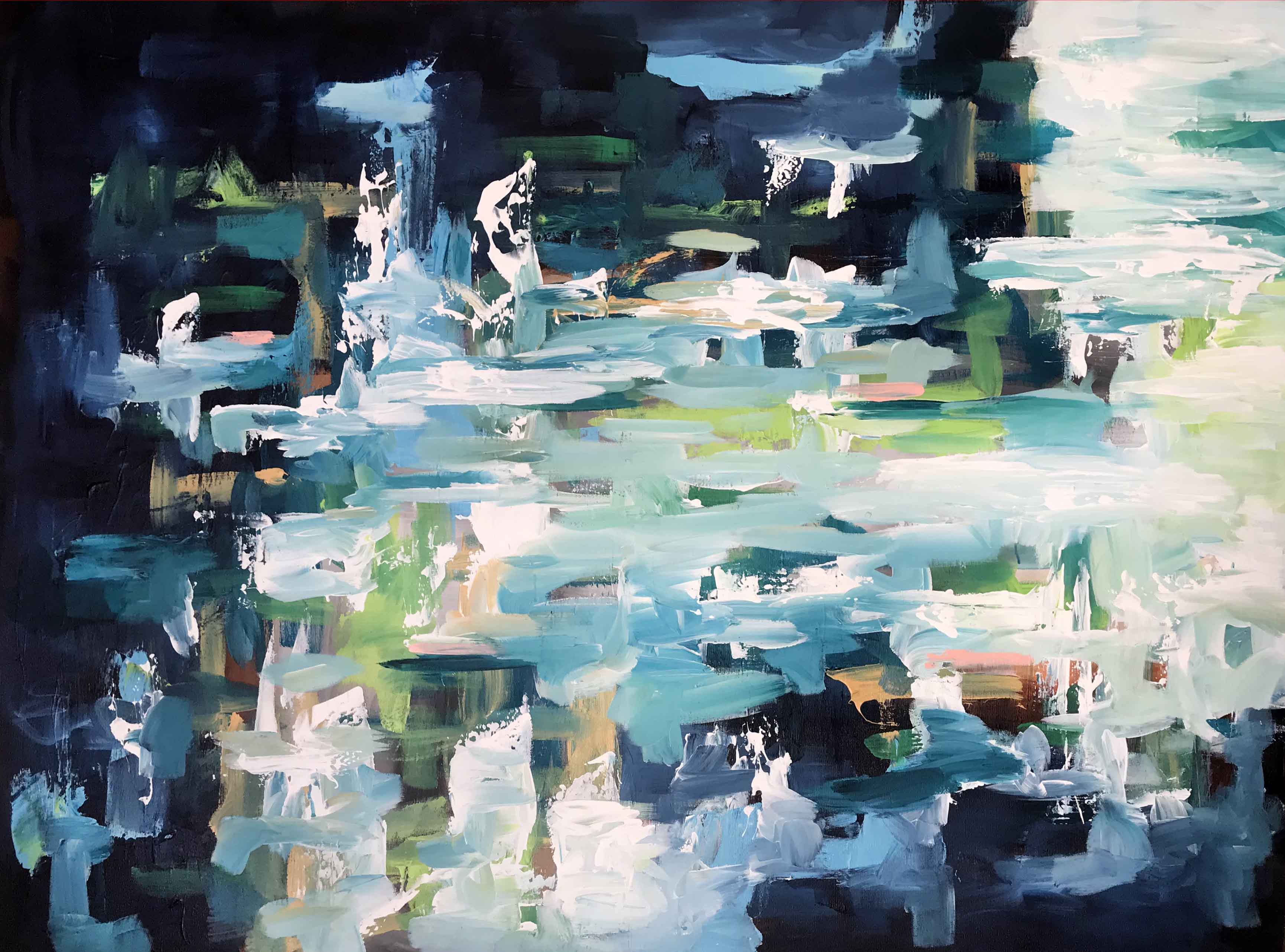 Soundless Landscape - 122x90 cm - Original Painting