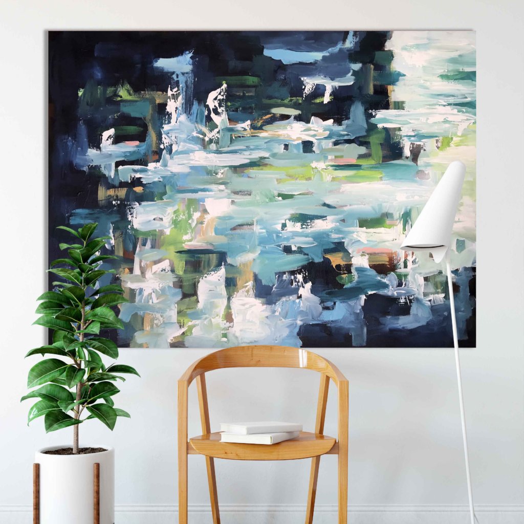 Soundless Landscape - 122x90 cm - Original Painting