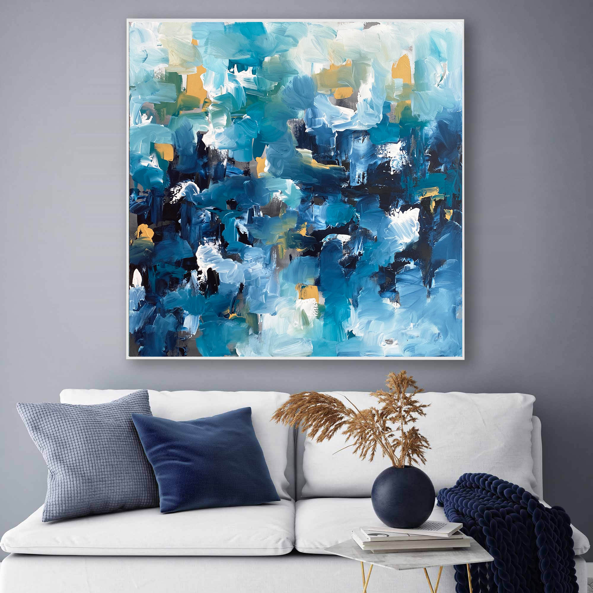 Learn the Lesson - 102x102 cm - Original Painting