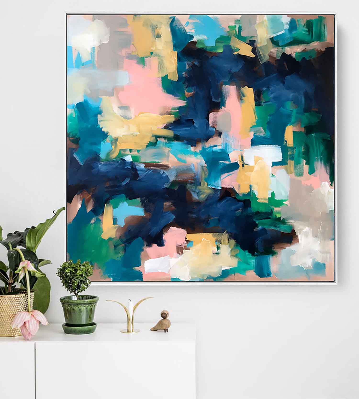 Labyrinth - 102x102 cm - Original Painting
