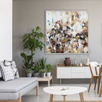 Sunset 2 - 102x102 cm - Original Painting