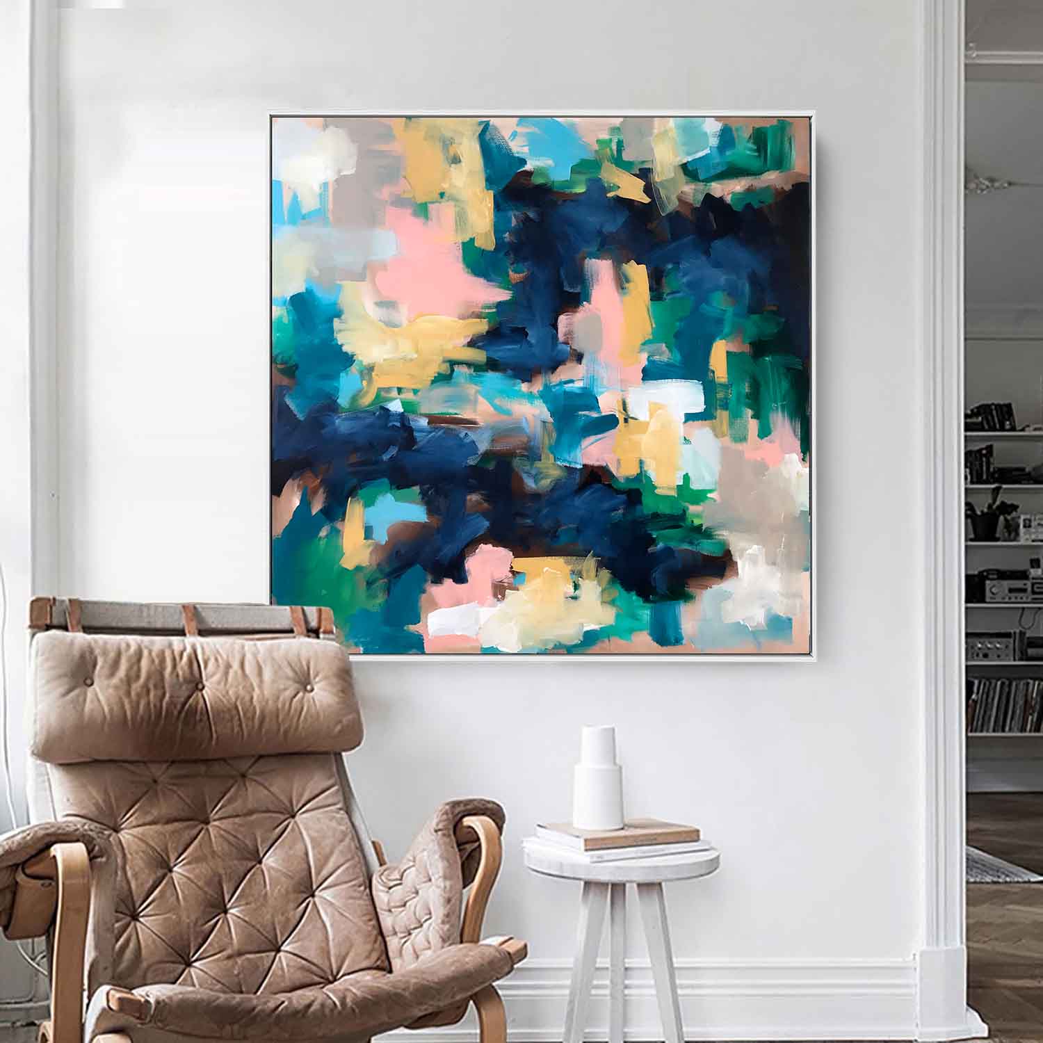 Labyrinth - 102x102 cm - Original Painting