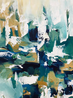 Subliminal - 102x102 cm - Original Painting-OmarObaid.com