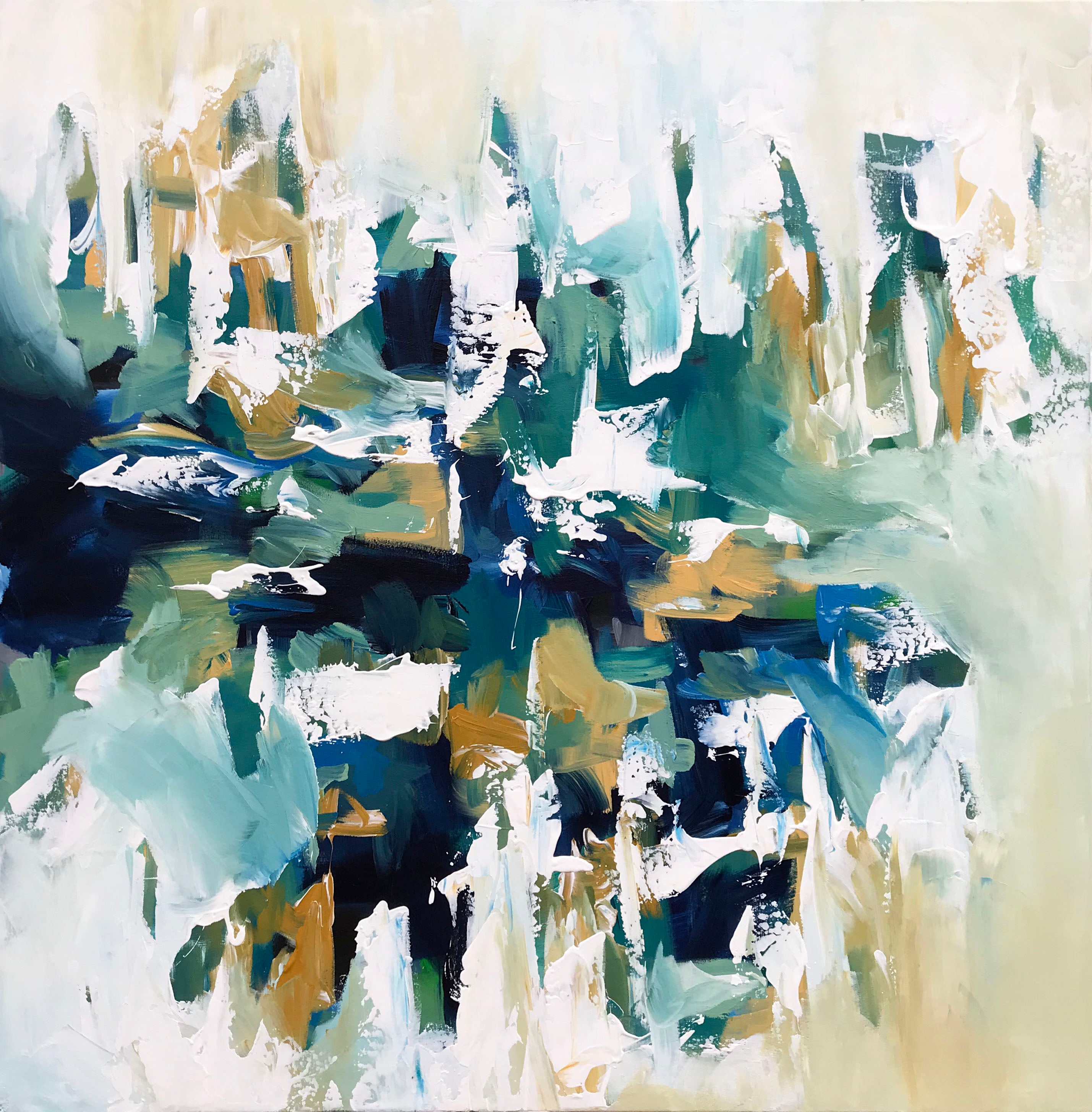 Subliminal - 102x102 cm - Original Painting-OmarObaid.com