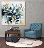Subliminal - 102x102 cm - Original Painting-OmarObaid.com