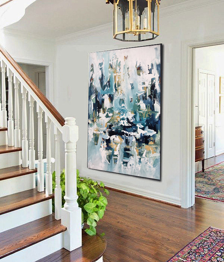 Suspended - 122x90 cm - Original Painting-OmarObaid.com