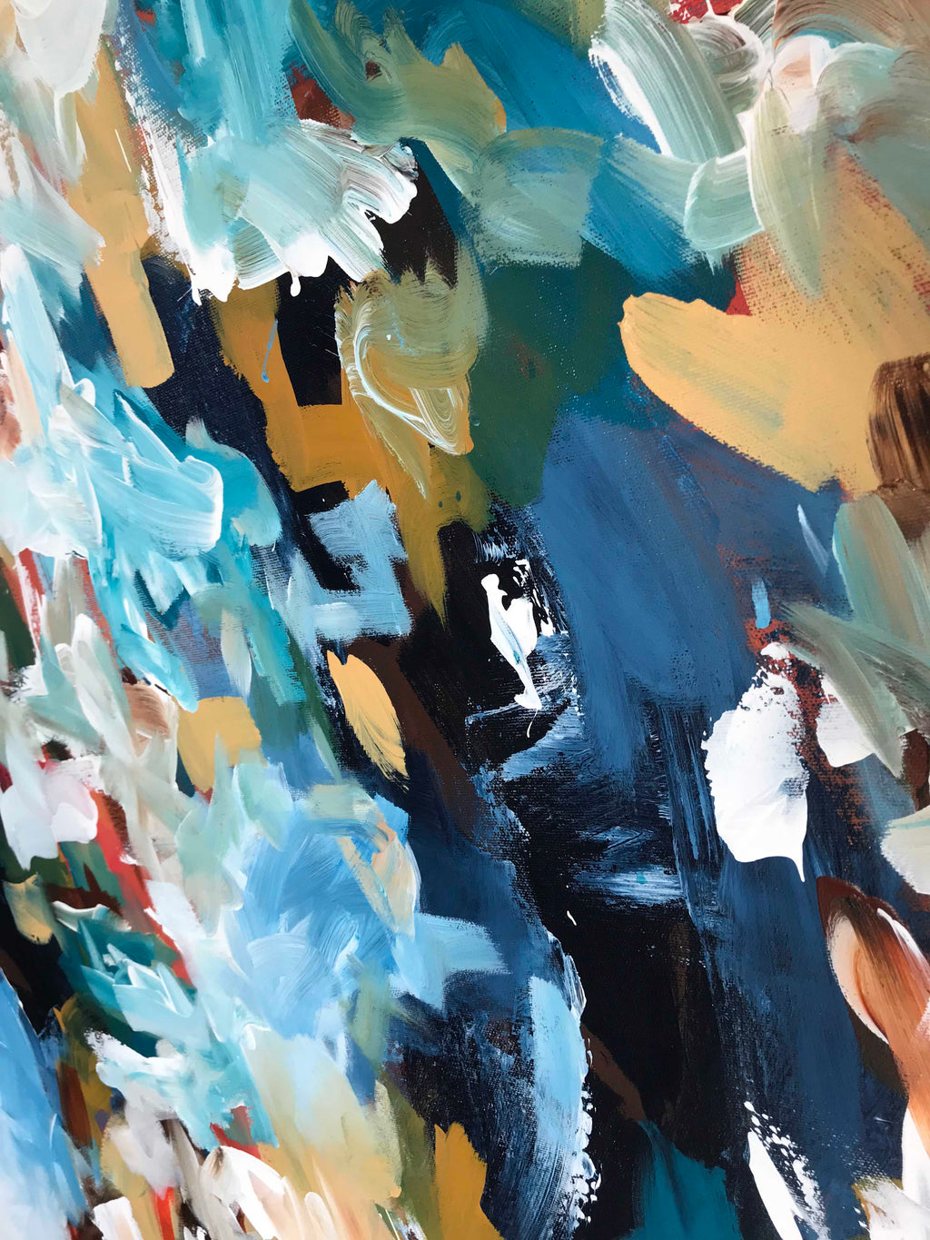 The Last Trance - 90x122 cm - Original Painting-OmarObaid.com
