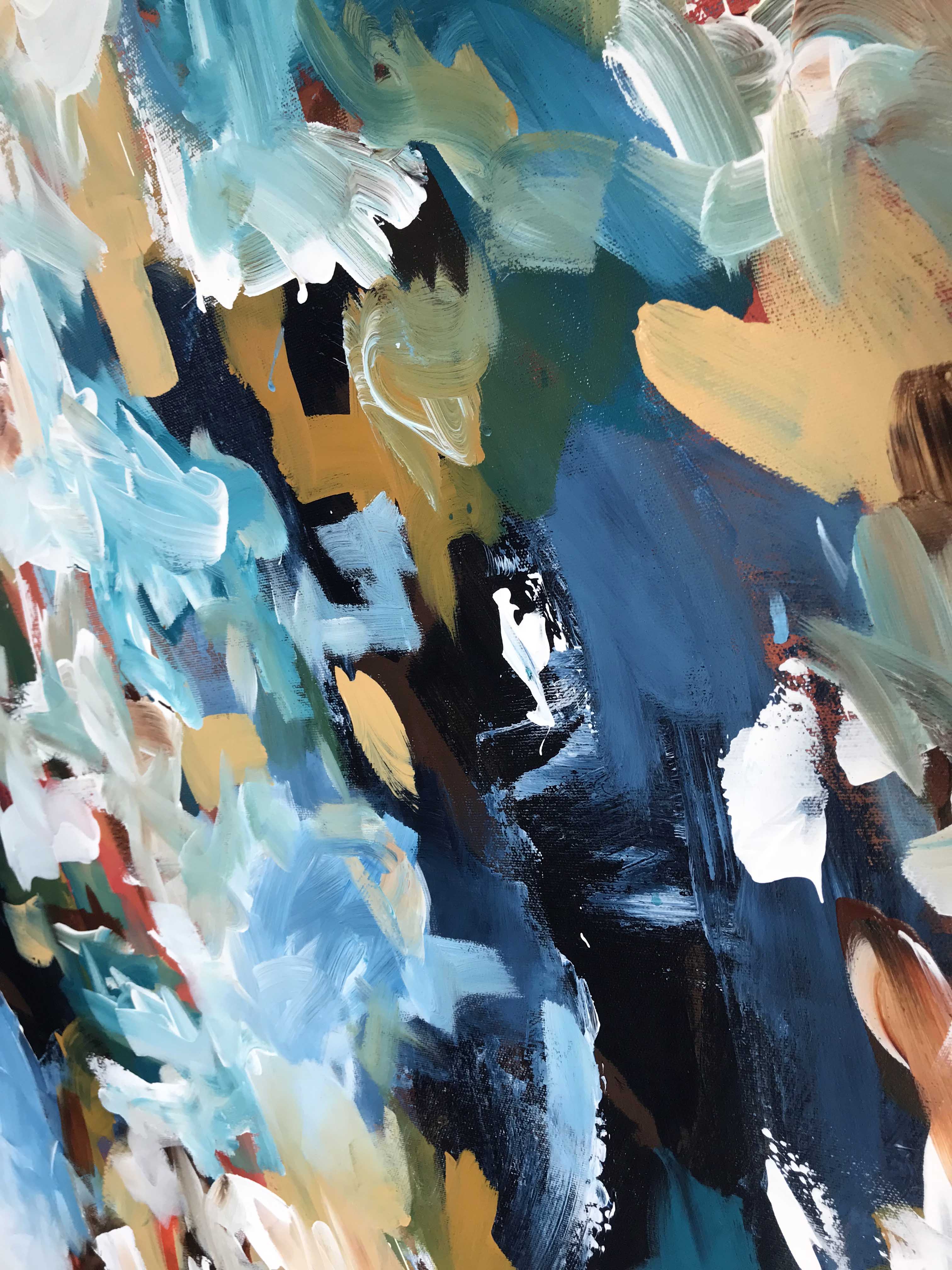 The Last Trance - 90x122 cm - Original Painting-OmarObaid.com