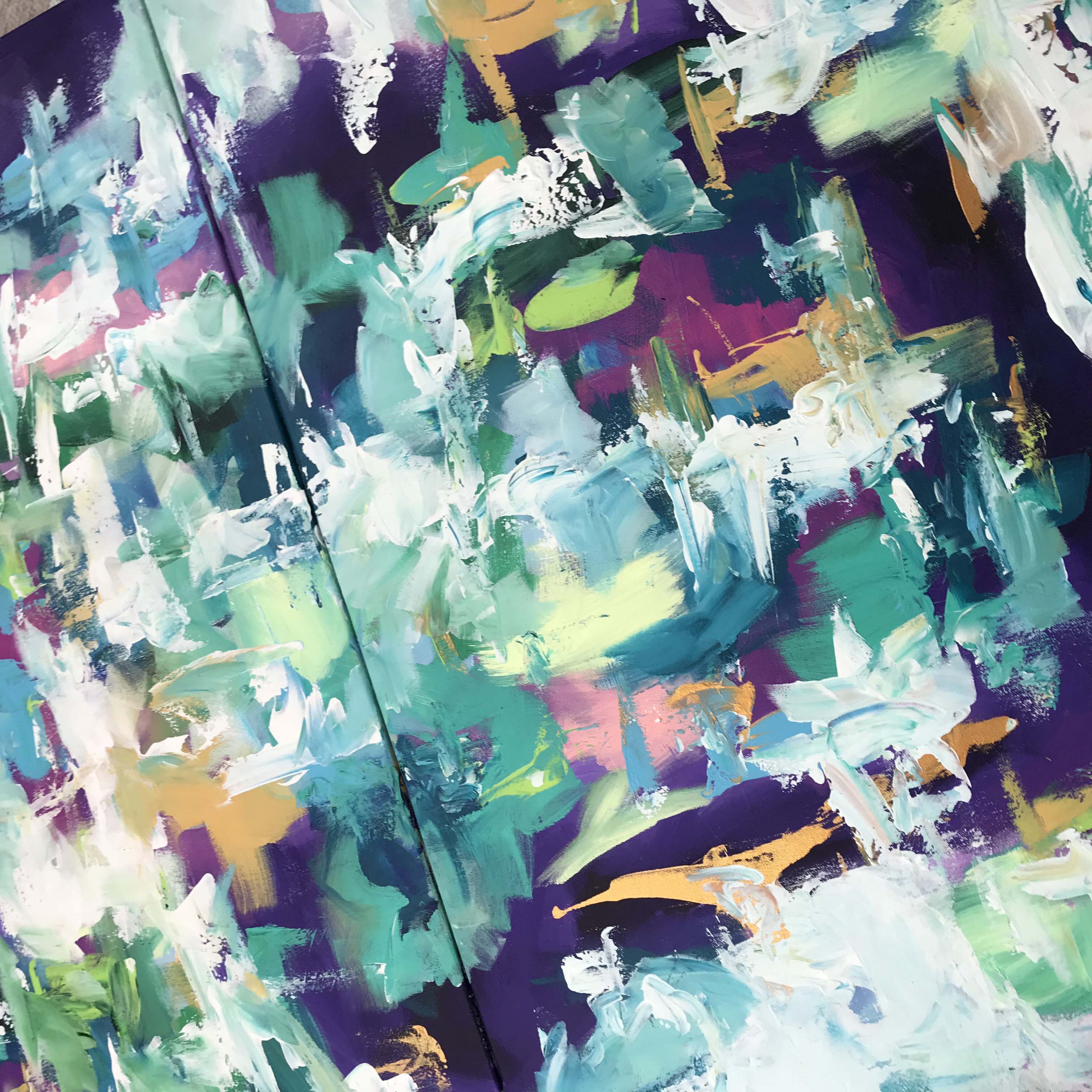 The Finer Things - 152x102 cm - Diptych Original Painting-OmarObaid.com