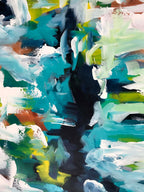 The Island - 152x76 cm - Original Painting-OmarObaid.com