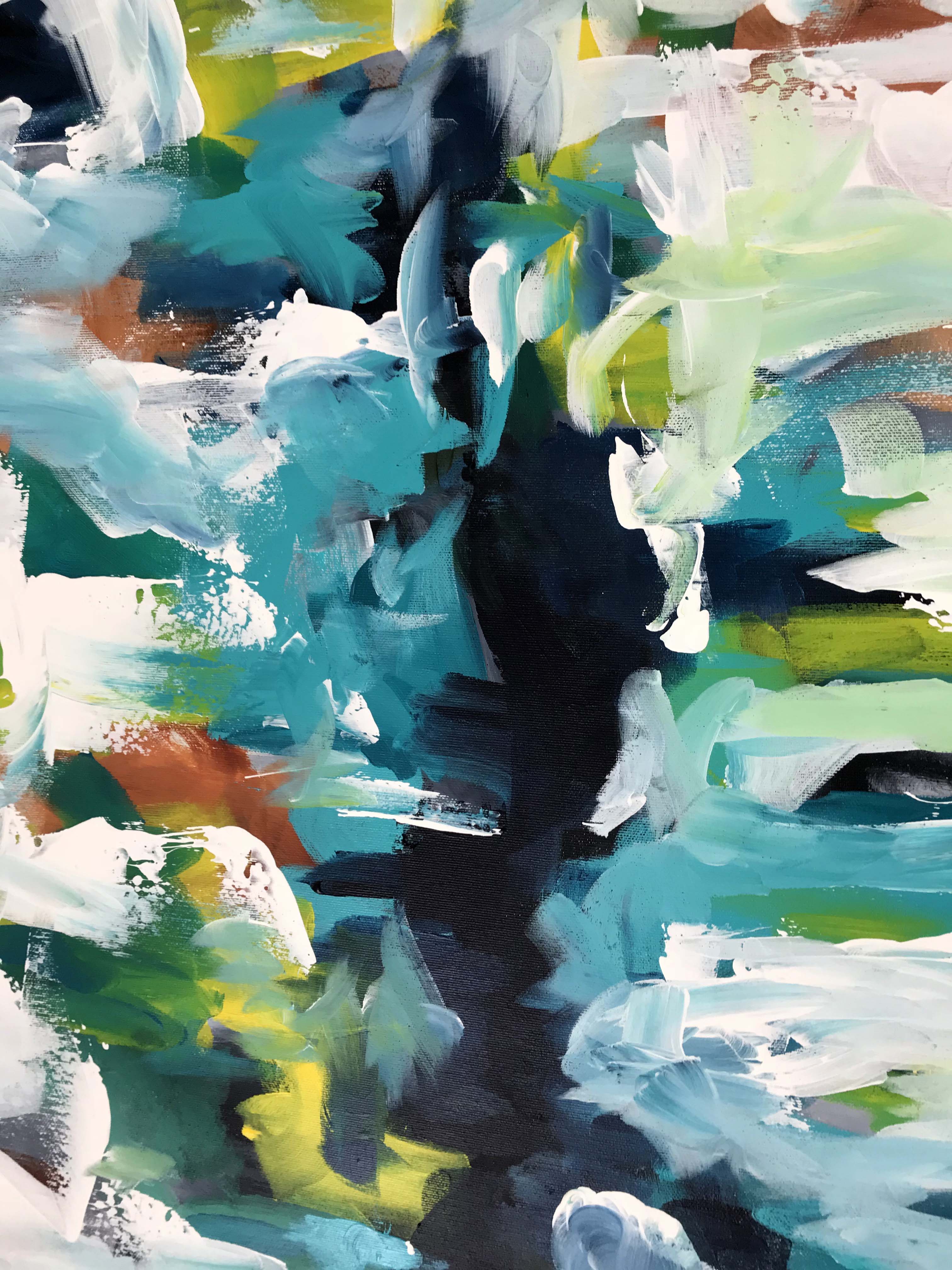 The Island - 152x76 cm - Original Painting-OmarObaid.com
