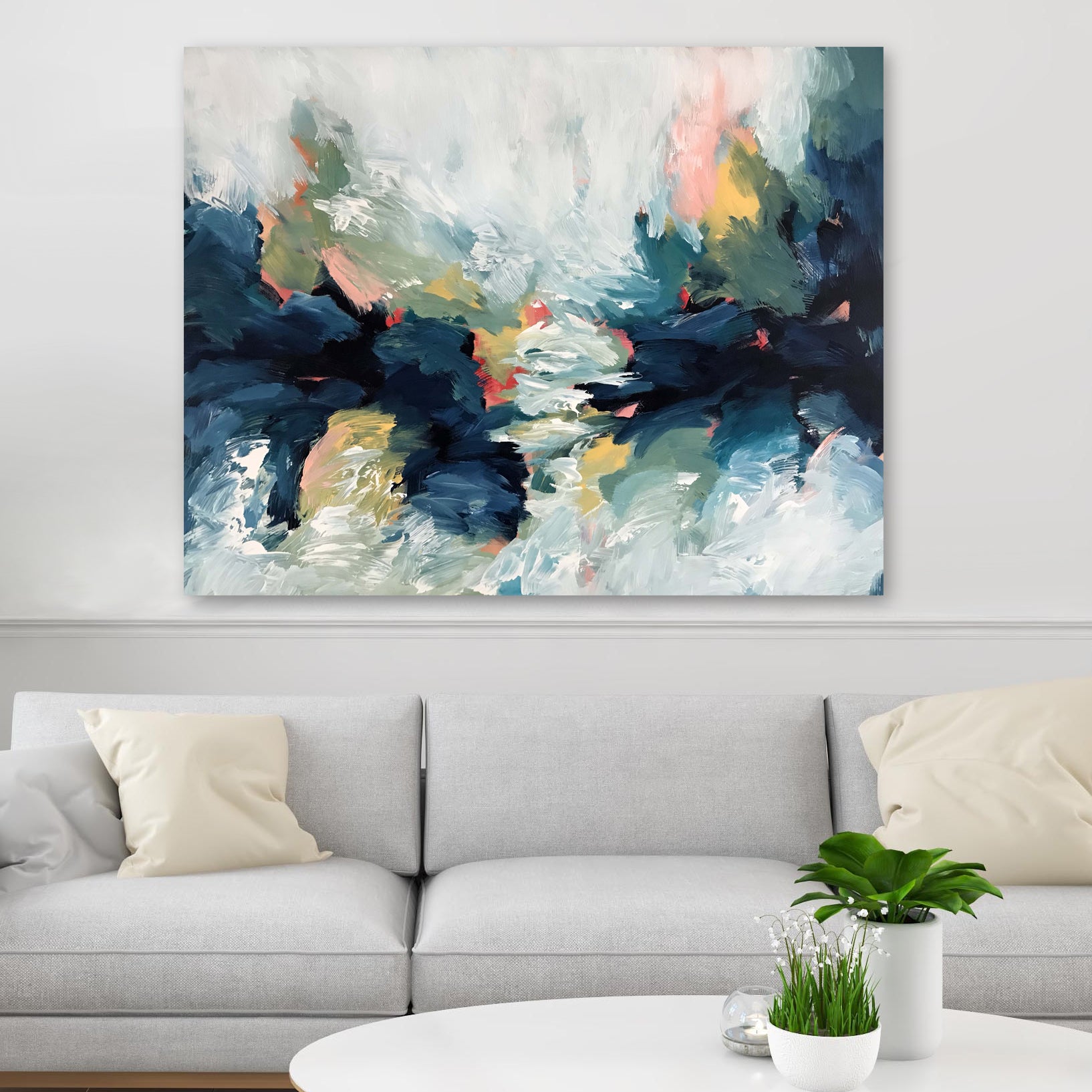The Long Road 4 - 117x92 cm - Original Painting