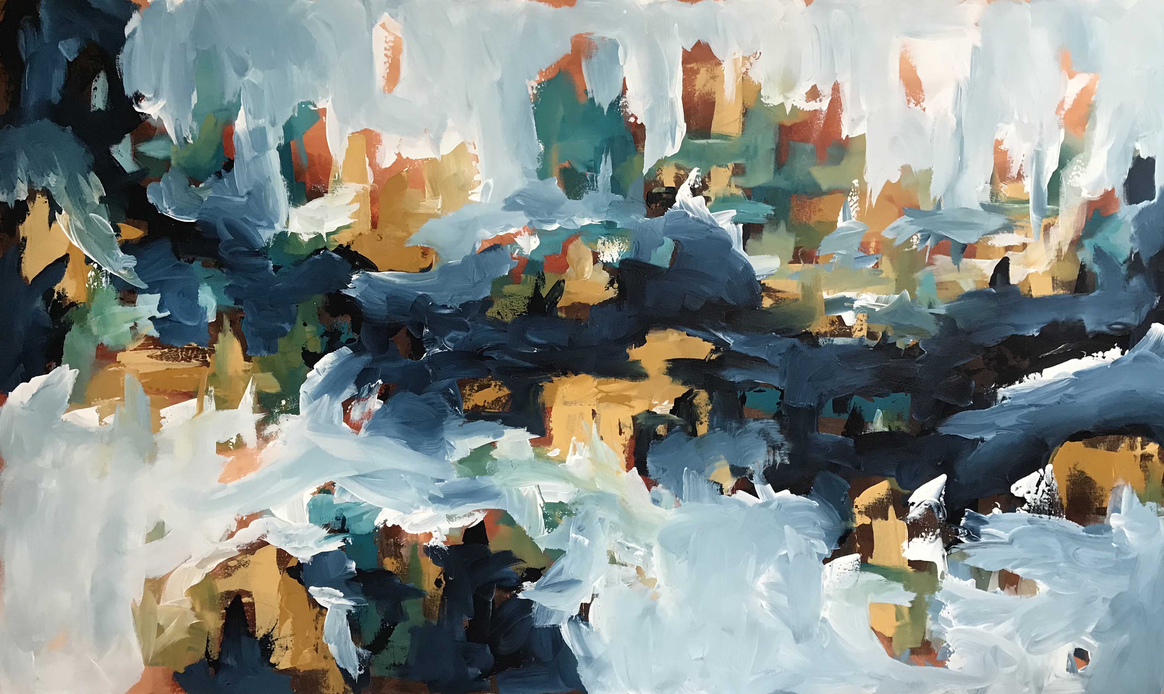 The Stream - 152x90 cm - Original Painting
