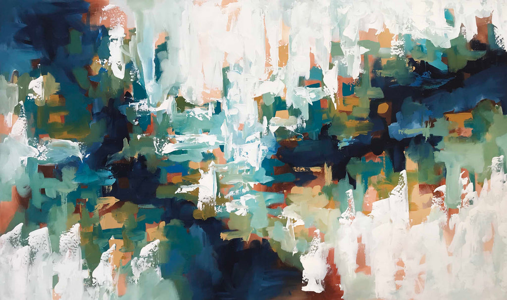 The Echoes Of The Lake - 152x90 cm - Original Painting