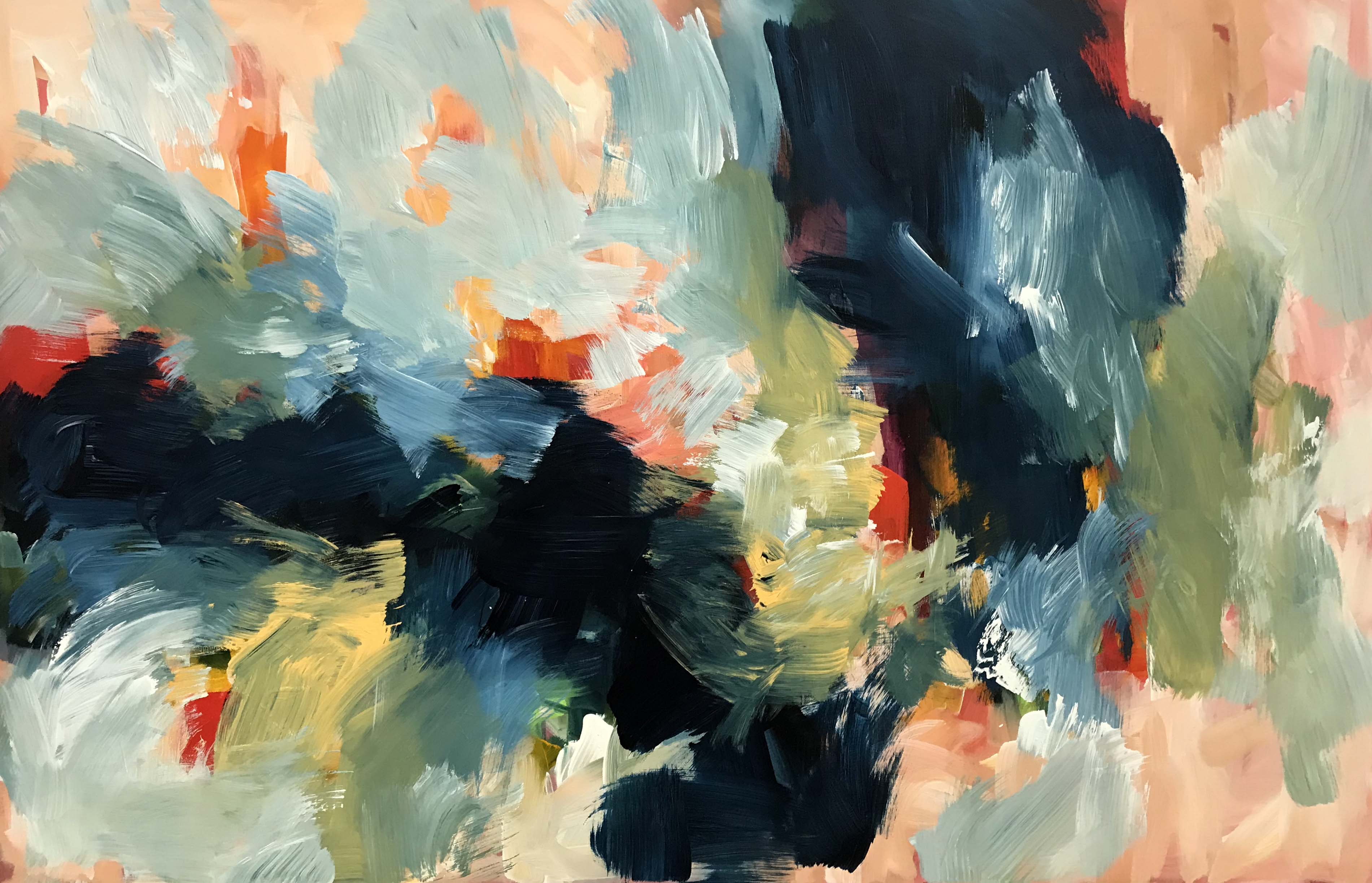 The Long Road 2 - 117x76 cm - Original Painting