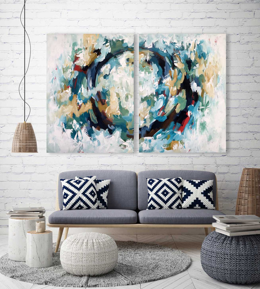 The Unwritten Rules - 152x102 cm - Original Painting-OmarObaid.com