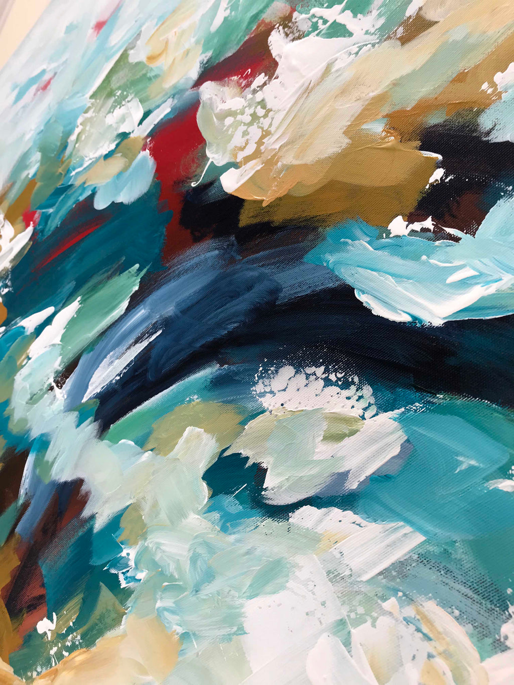 The Unwritten Rules - 152x102 cm - Original Painting-OmarObaid.com