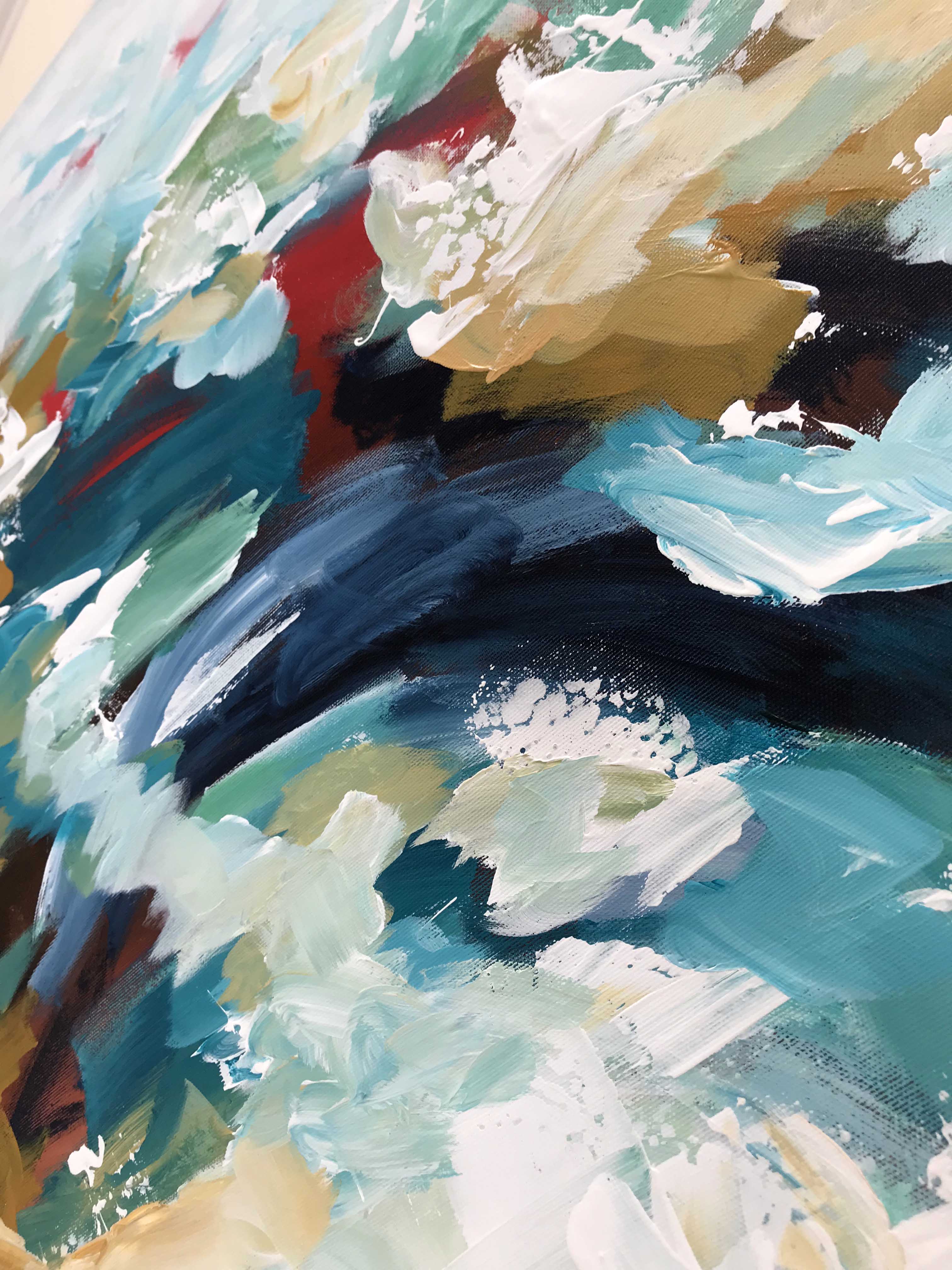 The Unwritten Rules - 152x102 cm - Original Painting-OmarObaid.com