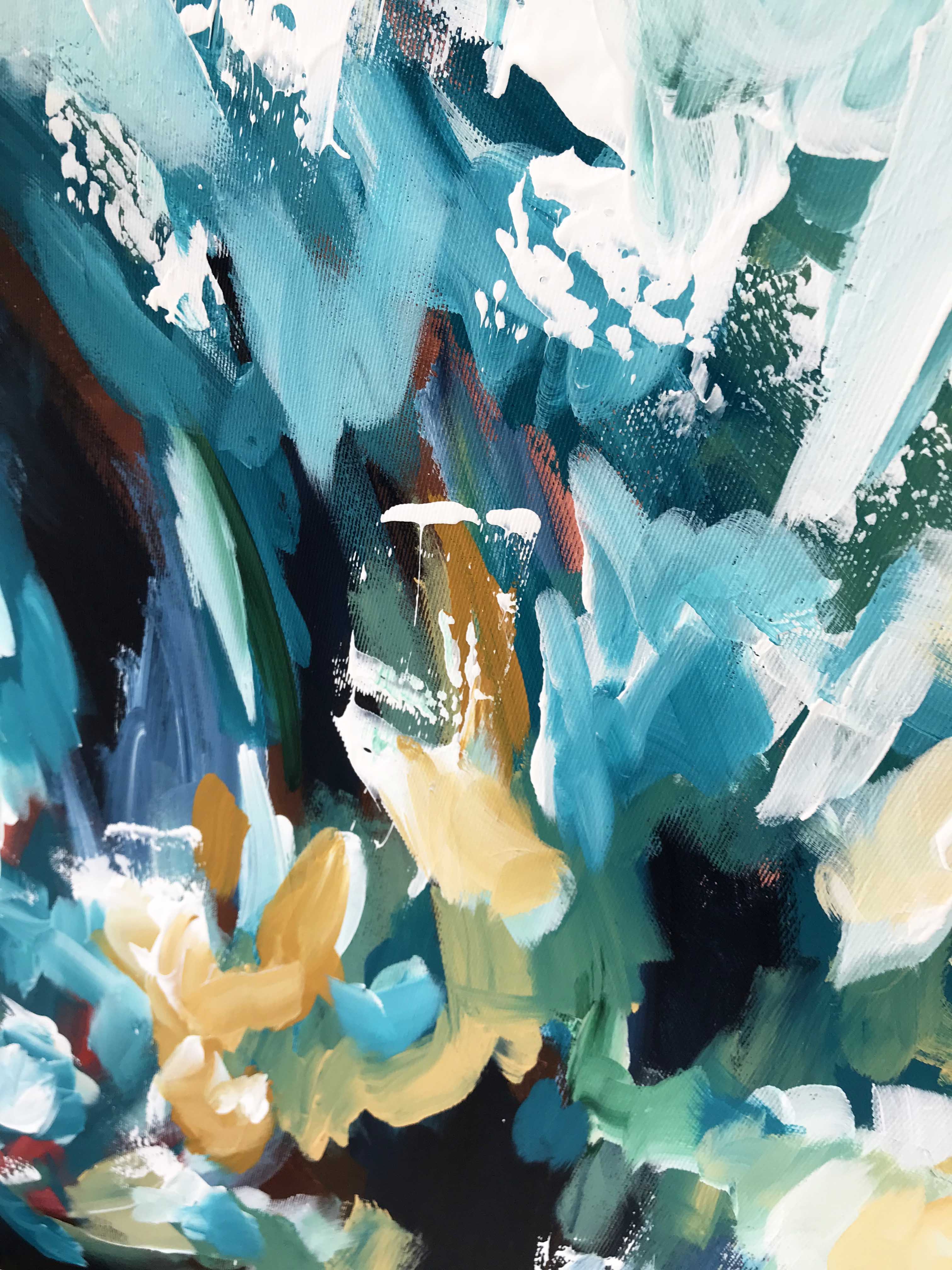 The Unwritten Rules - 152x102 cm - Original Painting-OmarObaid.com