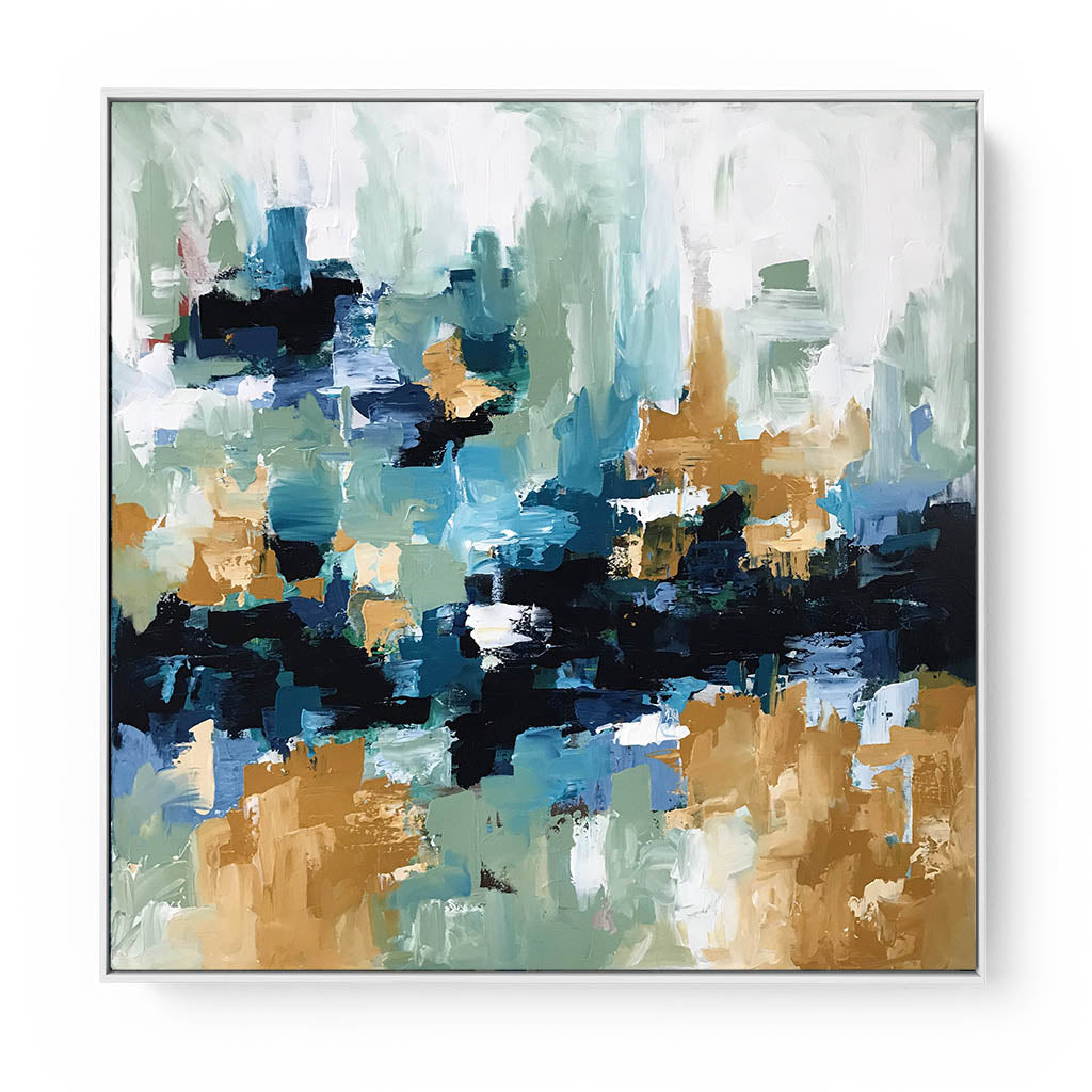 Flashback - 102x102 cm - Original Painting