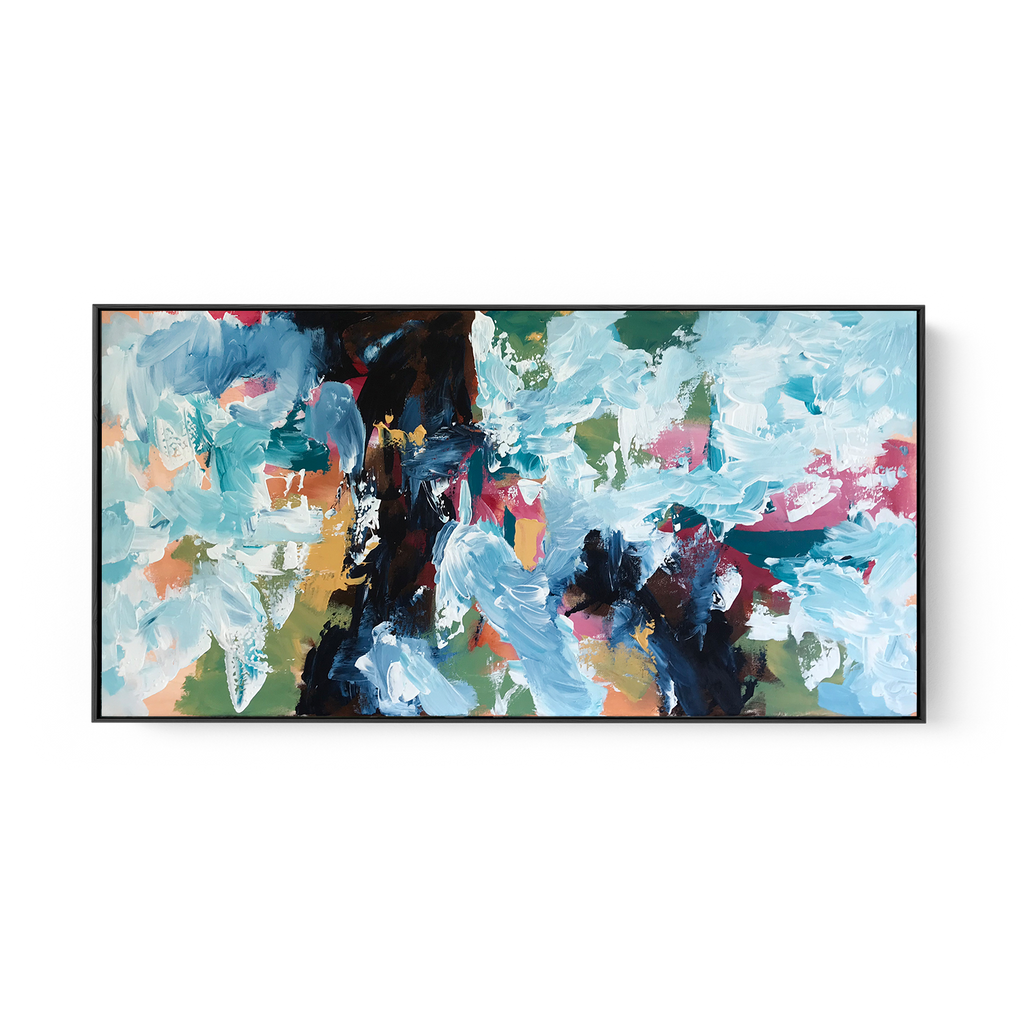 The Uncertain Path - 150x102 cm - Triptych Original Paintings