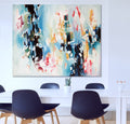 Three Days Of Rain - 150x90 cm - Original Painting-OmarObaid.com