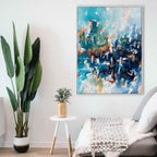 Time Has Stopped 2 - 100x76 cm - Original Painting