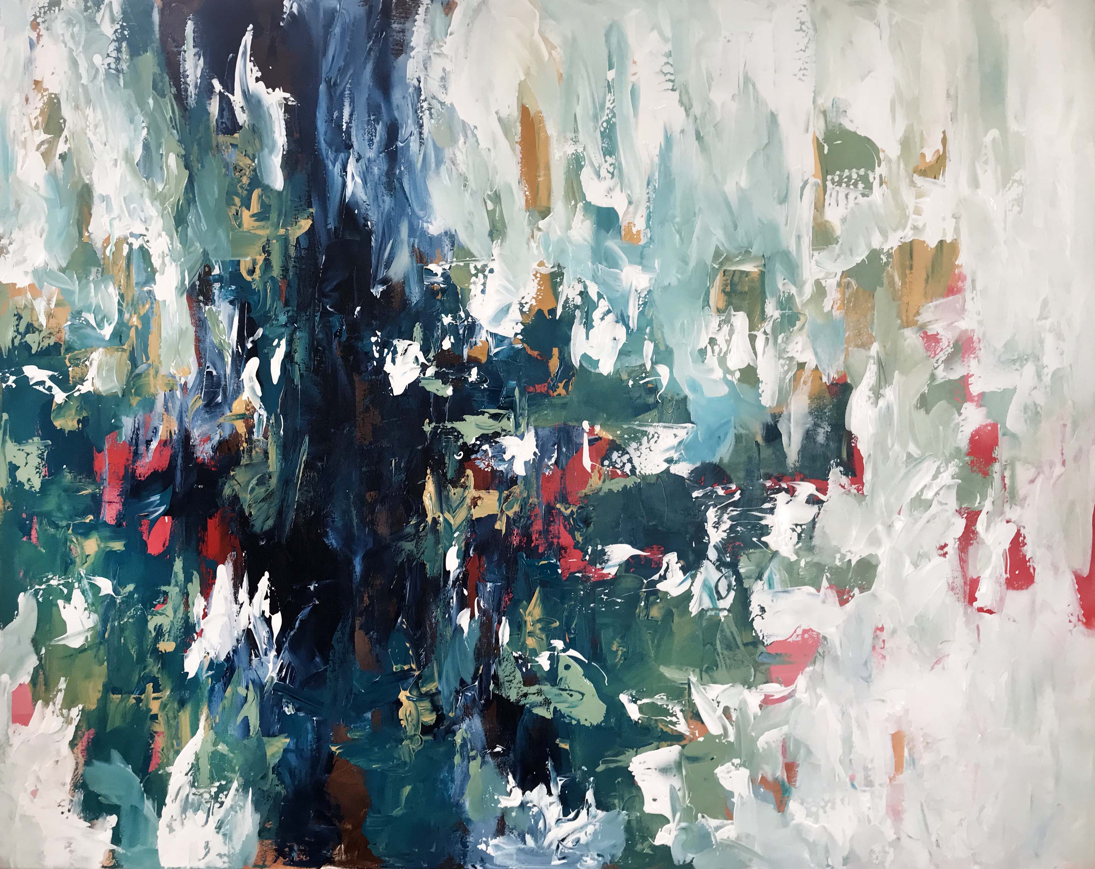 Time Waits For No One - 122x102 cm - Original Painting-OmarObaid.com