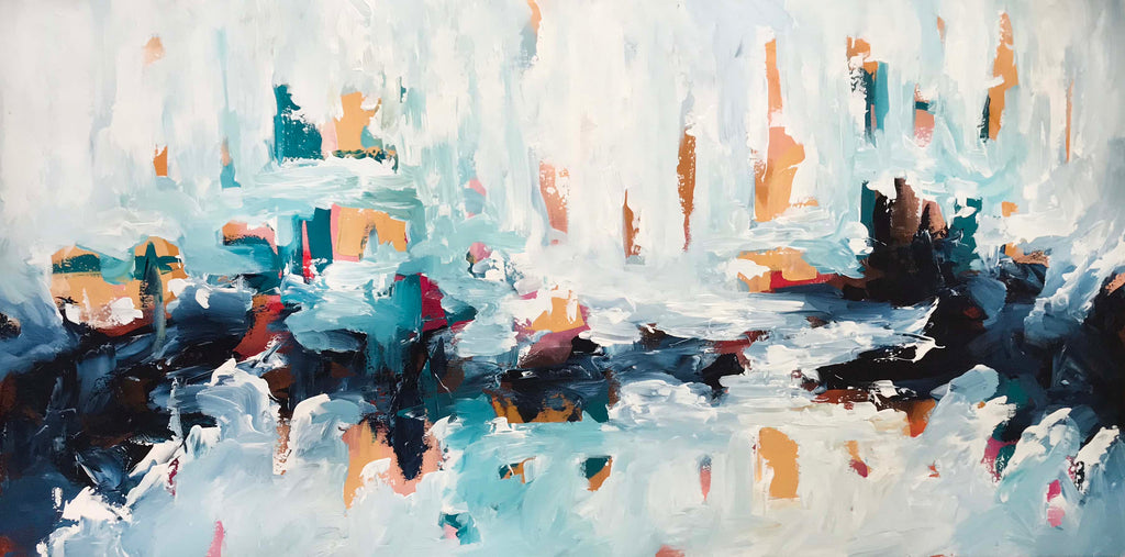 Troubled Waters - 152x76 cm - Original Painting