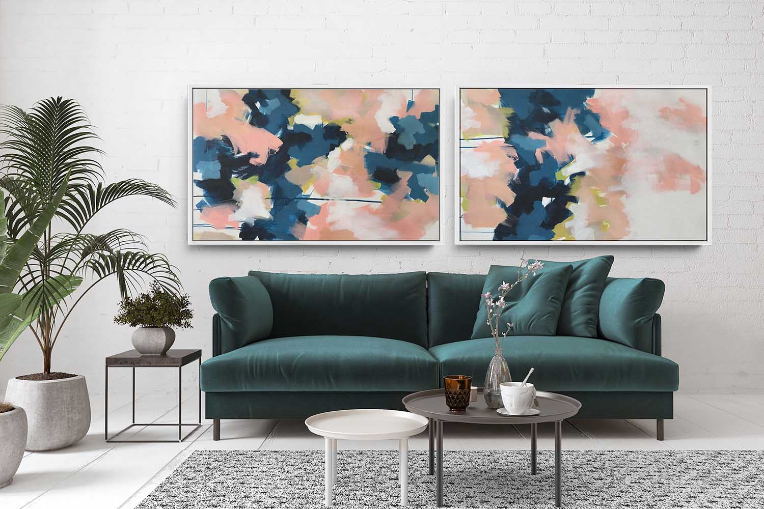 Placebo - Diptych Original Paintings