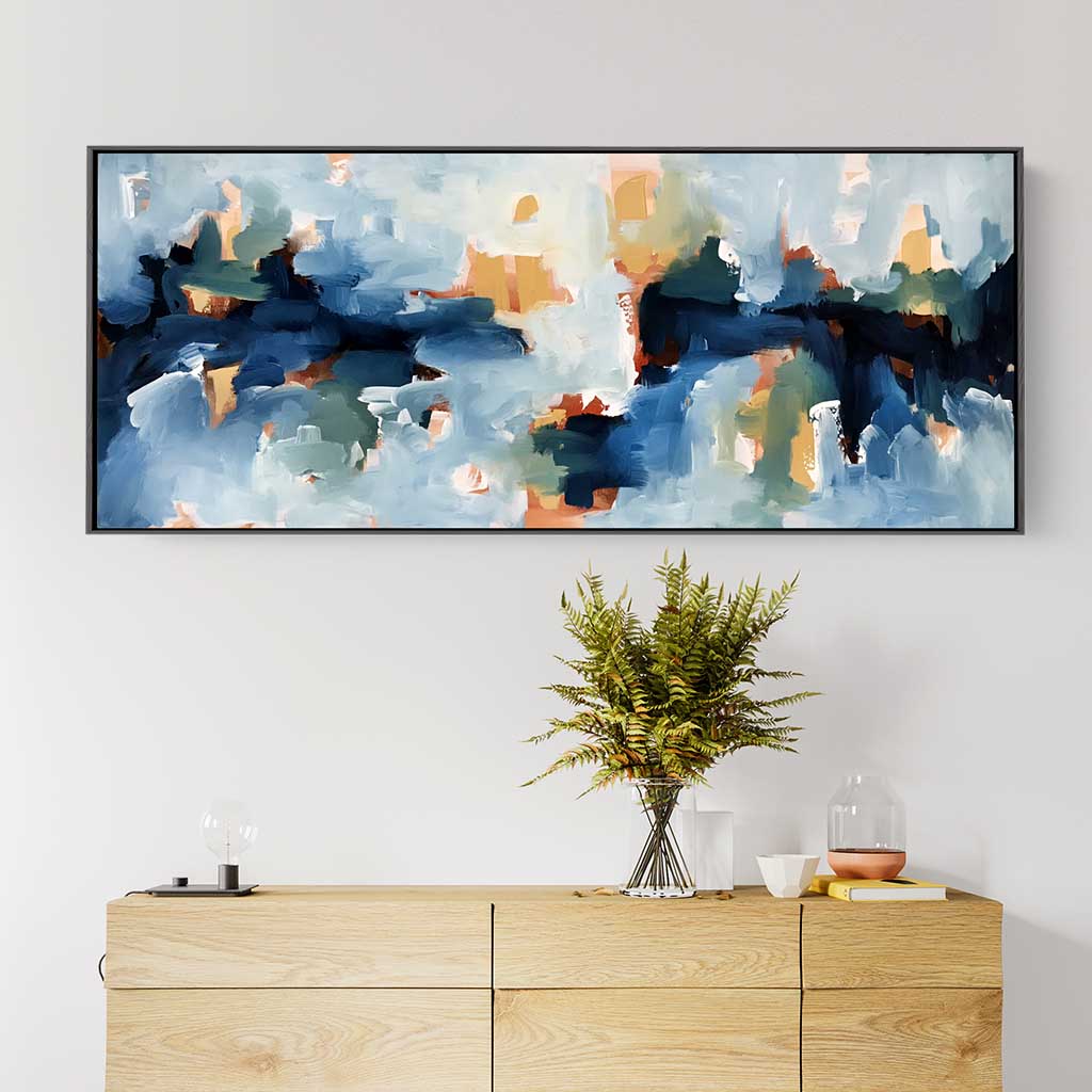 The Pier - 122x52 cm - Original Painting