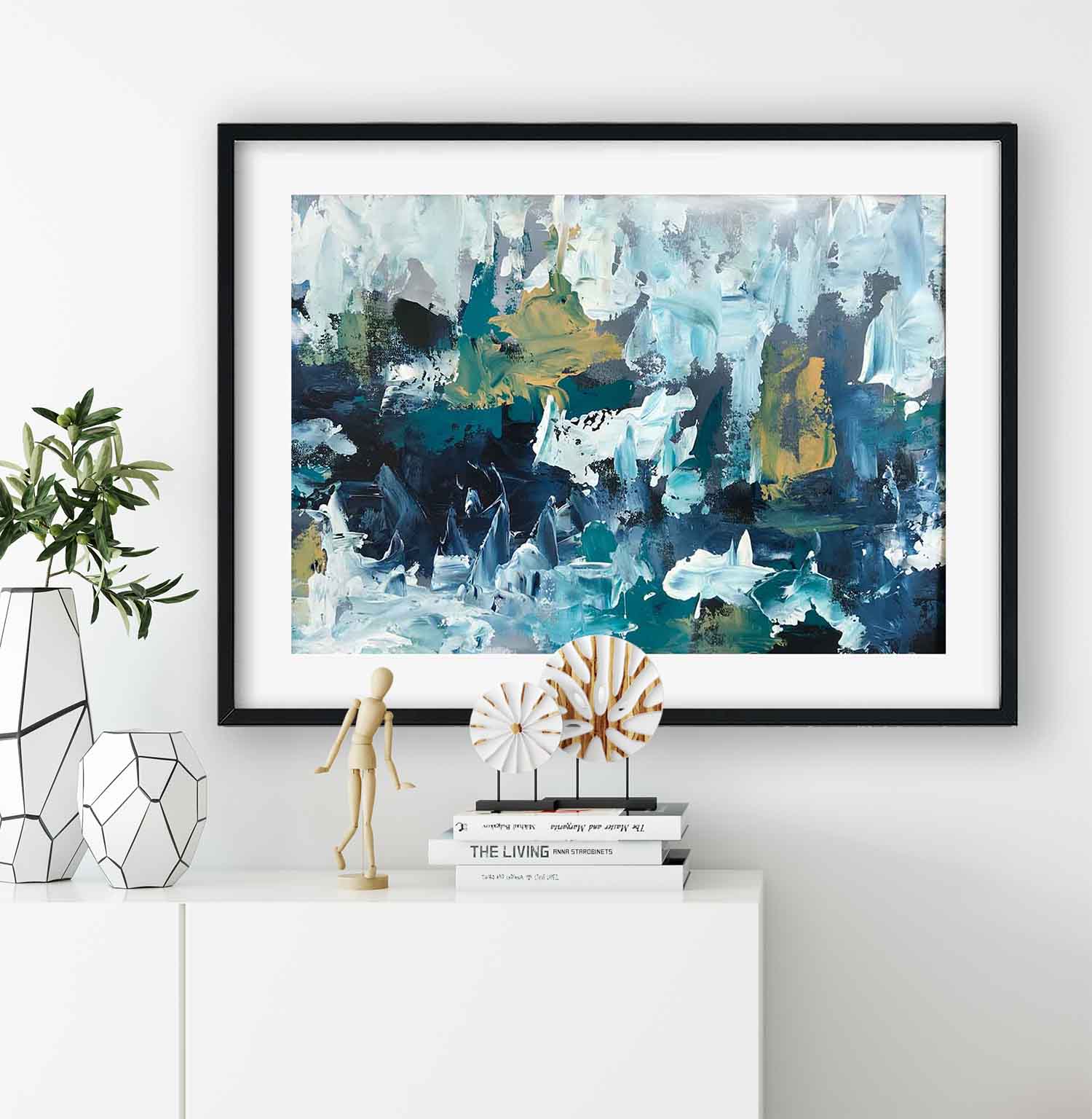Dawn 4 - 74x53 cm - Framed Painting