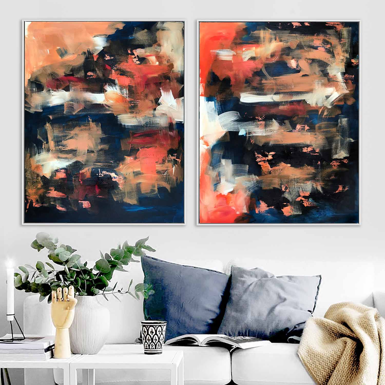 The Untold Story - 160x102 cm - Diptych Original Paintings