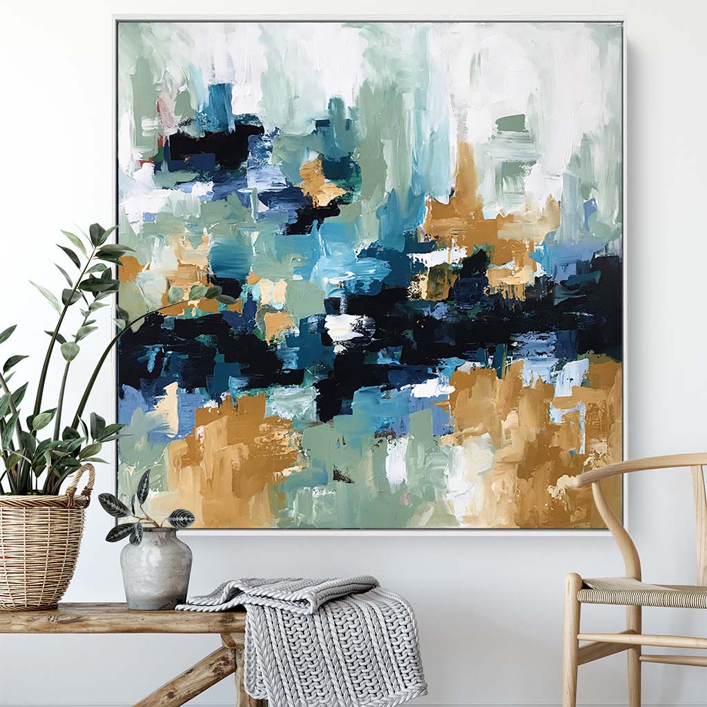 Flashback - 102x102 cm - Original Painting